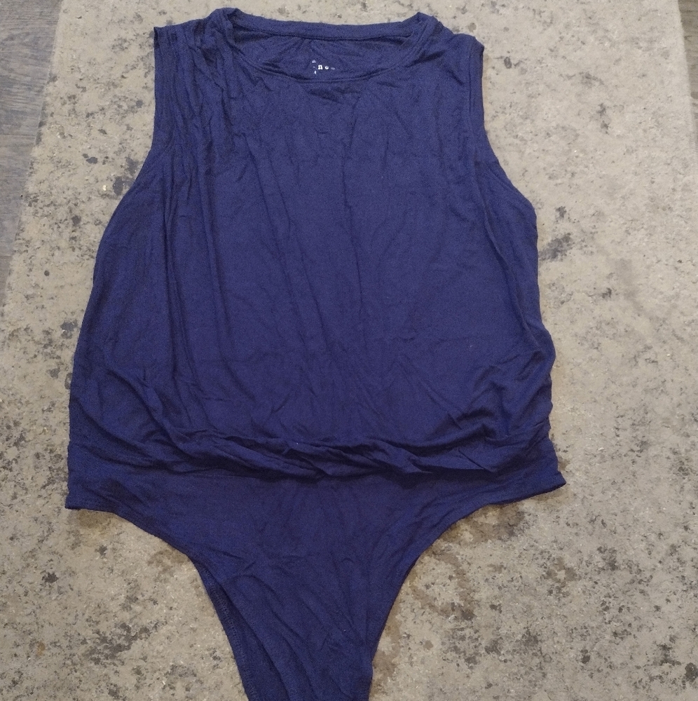 Deep Purple Sleeveless Bodysuit